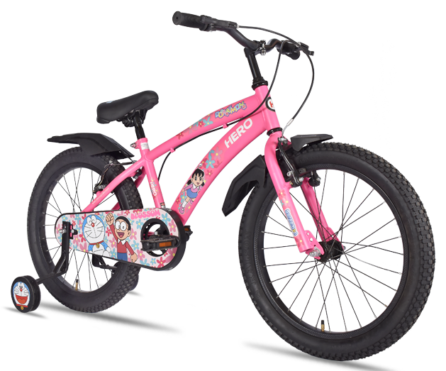 Buy Hero Doraemon Blossom 16T Pink Kids Cycle Hero Cycles